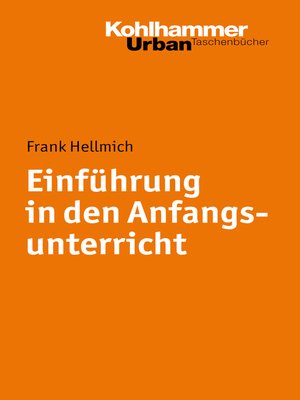 cover image of Einführung in den Anfangsunterricht